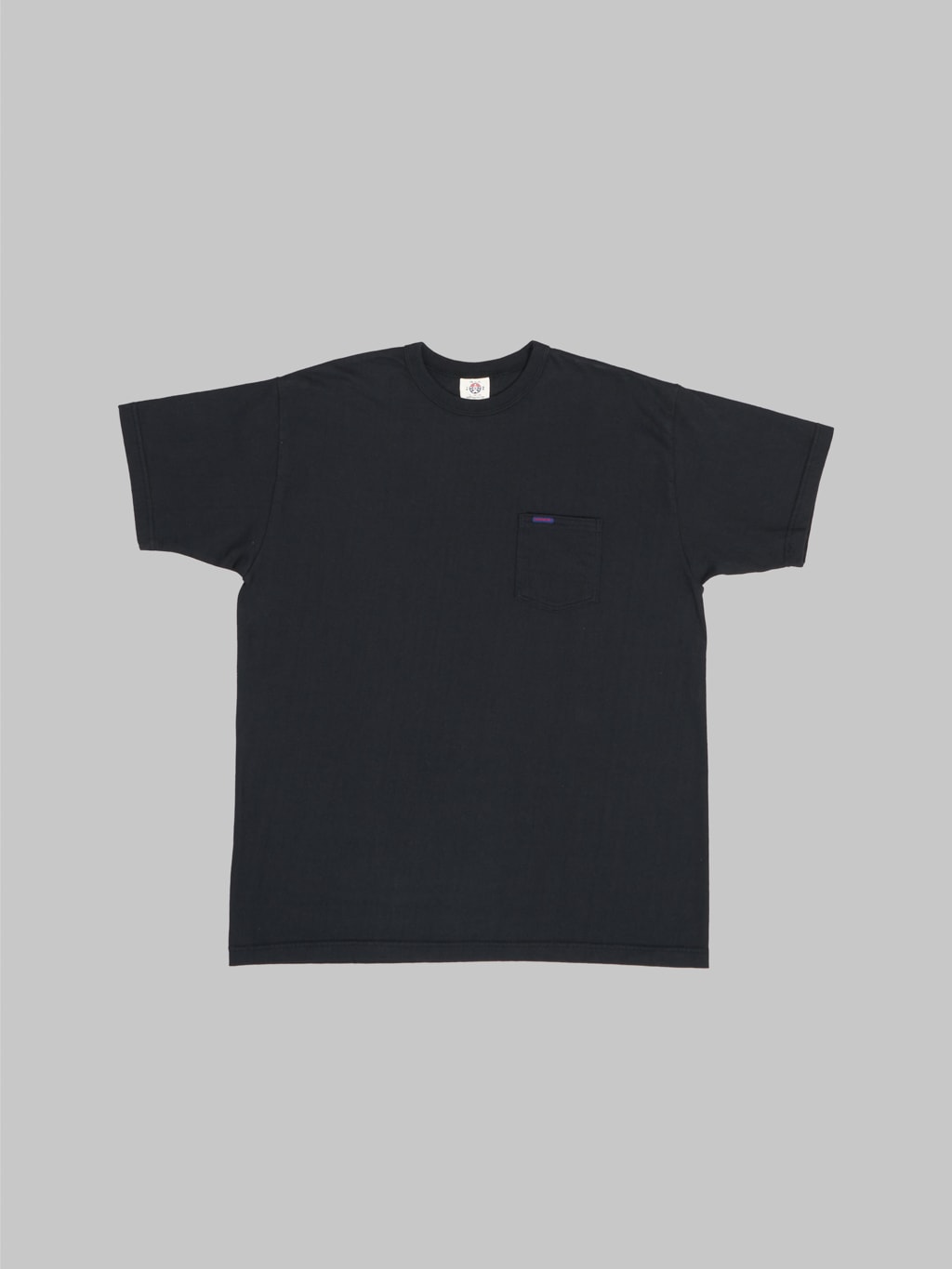samurai jeans heavyweight pocket plain black front
