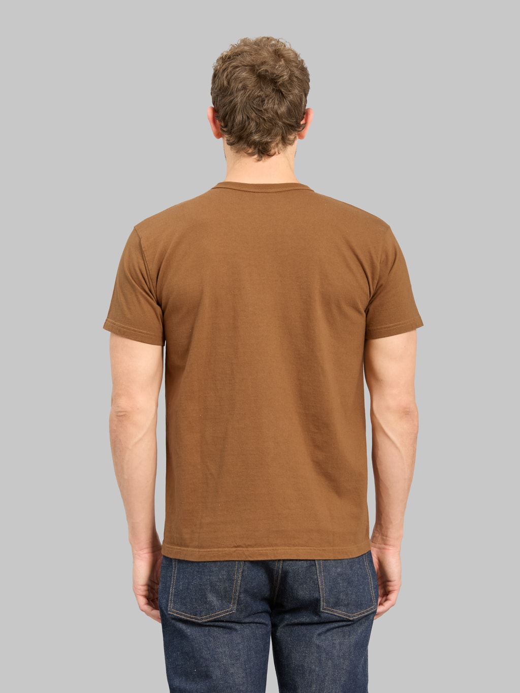 Samurai Jeans SJST-PCMIIL Heavyweight Pocket T-Shirt Brown