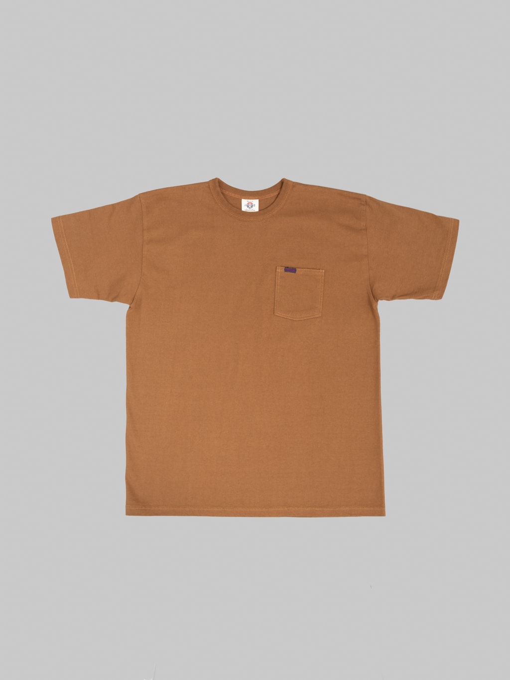 Samurai Jeans SJST-PCMIIL Heavyweight Pocket T-Shirt Brown