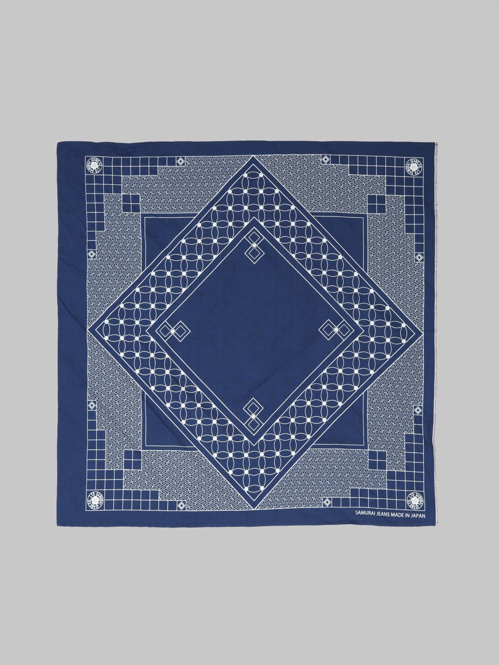 Samurai Jeans SJ-04 Indigo Selvedge Bandana – Made in Japan