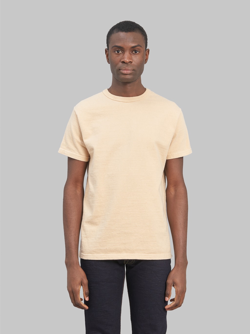 Samurai Jeans Japanese cotton crew tshirt kuri fit