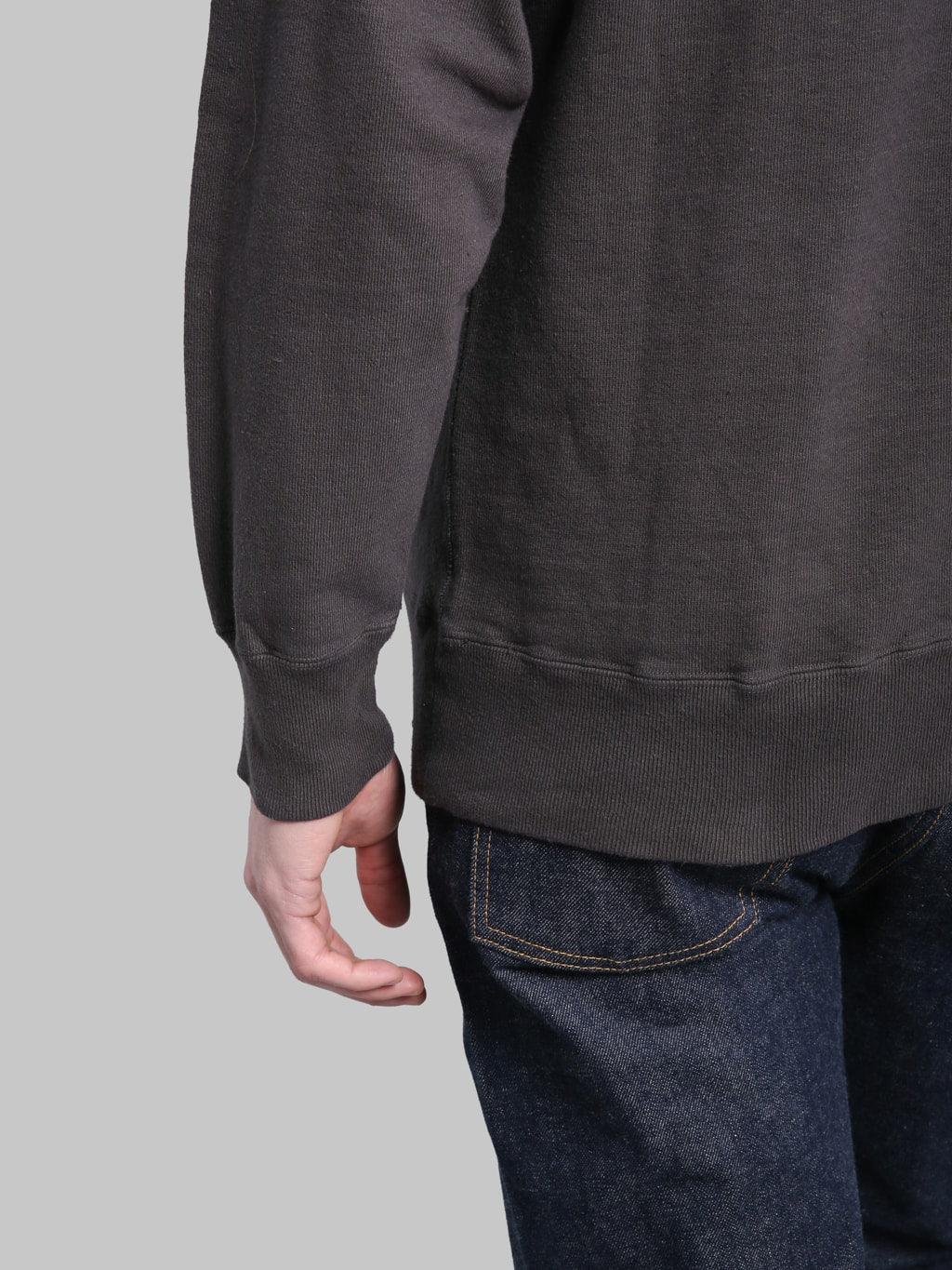 Samurai Jeans SWS-SC02 Japanese Cotton Hoodie Kuromame