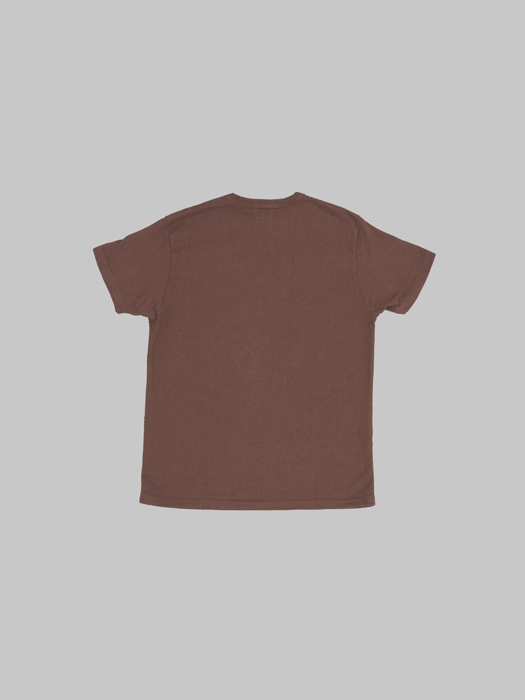 samurai jeans japanese cotton slub crew neck tshirt dark kuri back