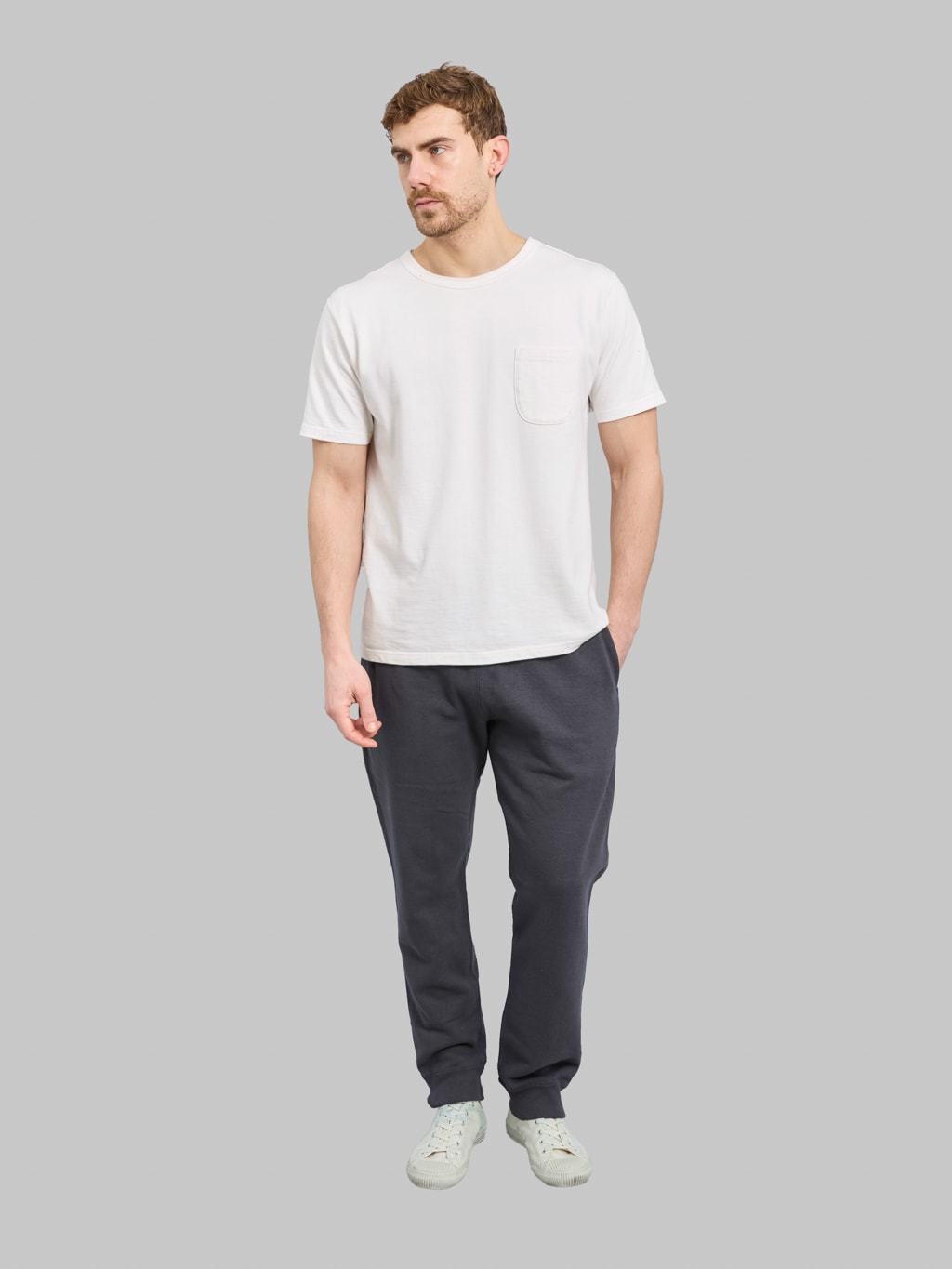 Samurai Jeans SWS-SC03 Japanese Cotton Sweatpants | Natural Dye