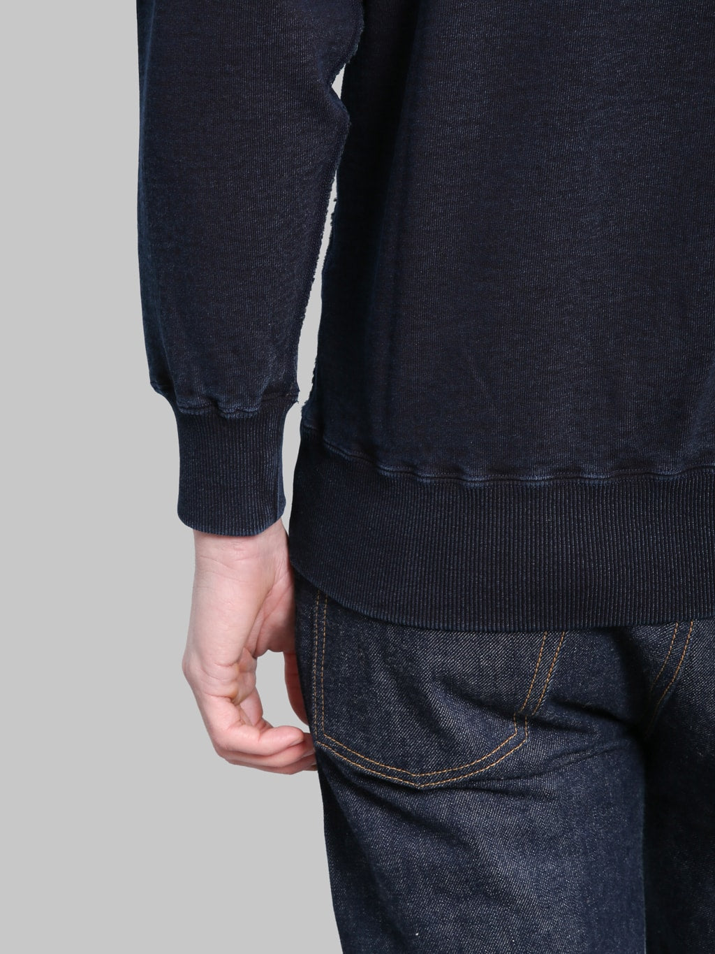 Samurai Jeans SIS25-101 Kakishibu Indigo Sweatshirt