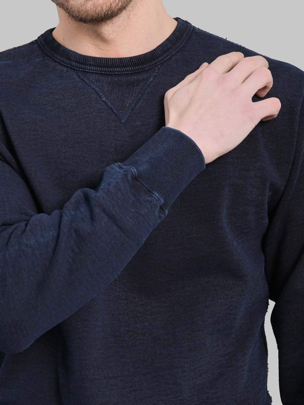 Samurai Jeans SIS25-101 Kakishibu Indigo Sweatshirt