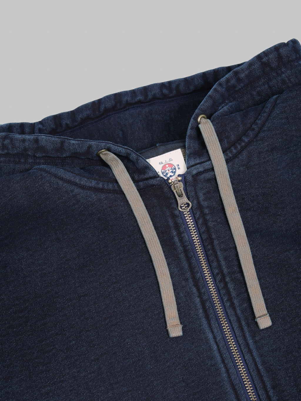 Samurai Jeans SIS25-102 Kakishibu Indigo Zip Hoodie