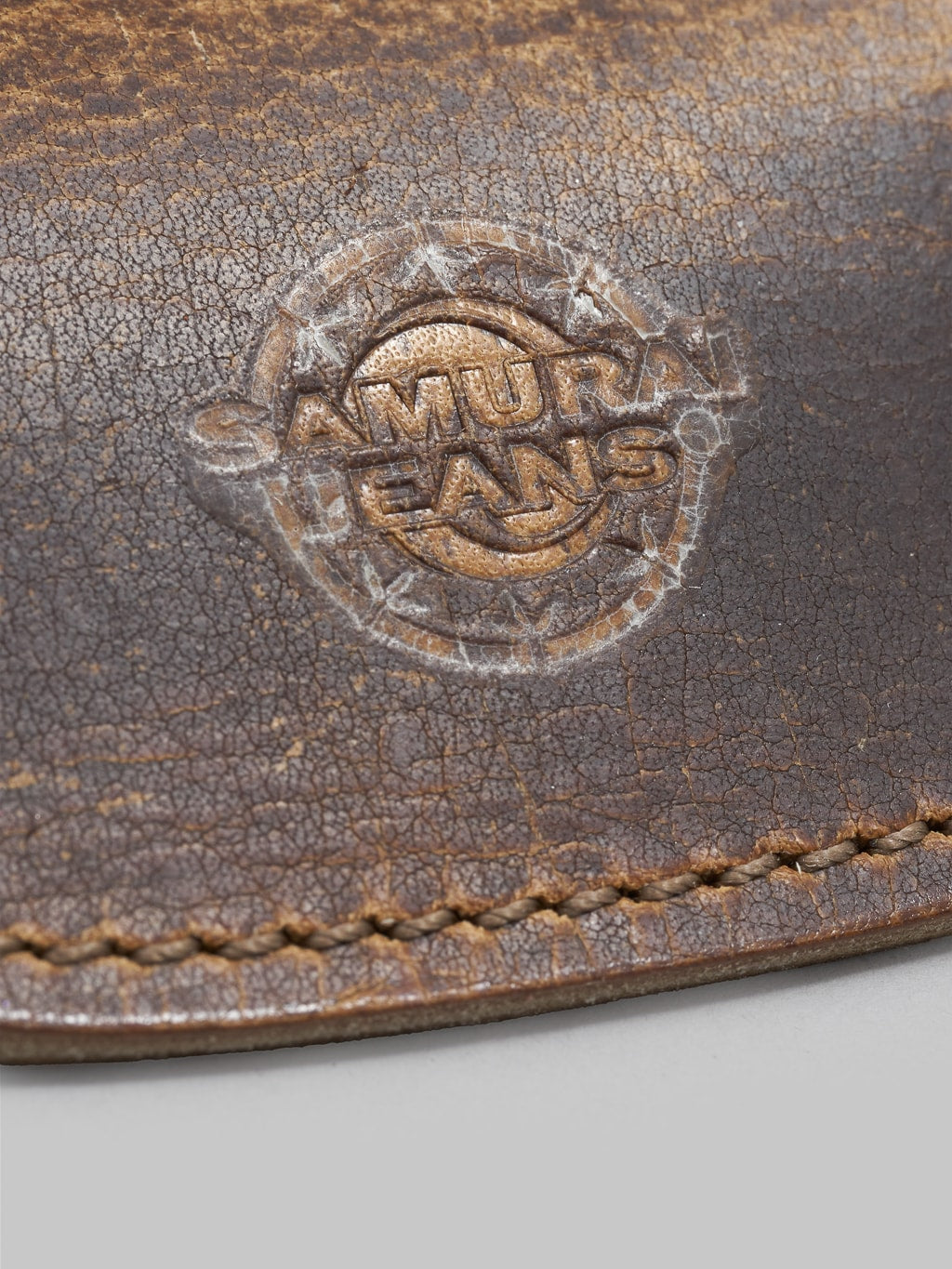 Samurai Jeans SJLCK24 Leather Coin Case Brown