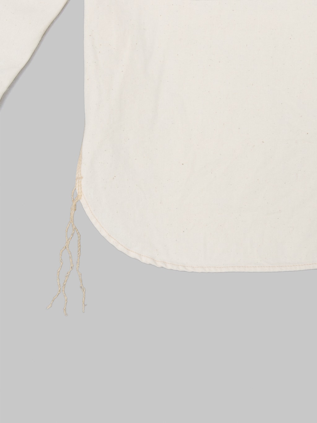 Samurai Jeans SJCBS25W Rain Selvedge Chambray Work Shirt Ecru runoffs