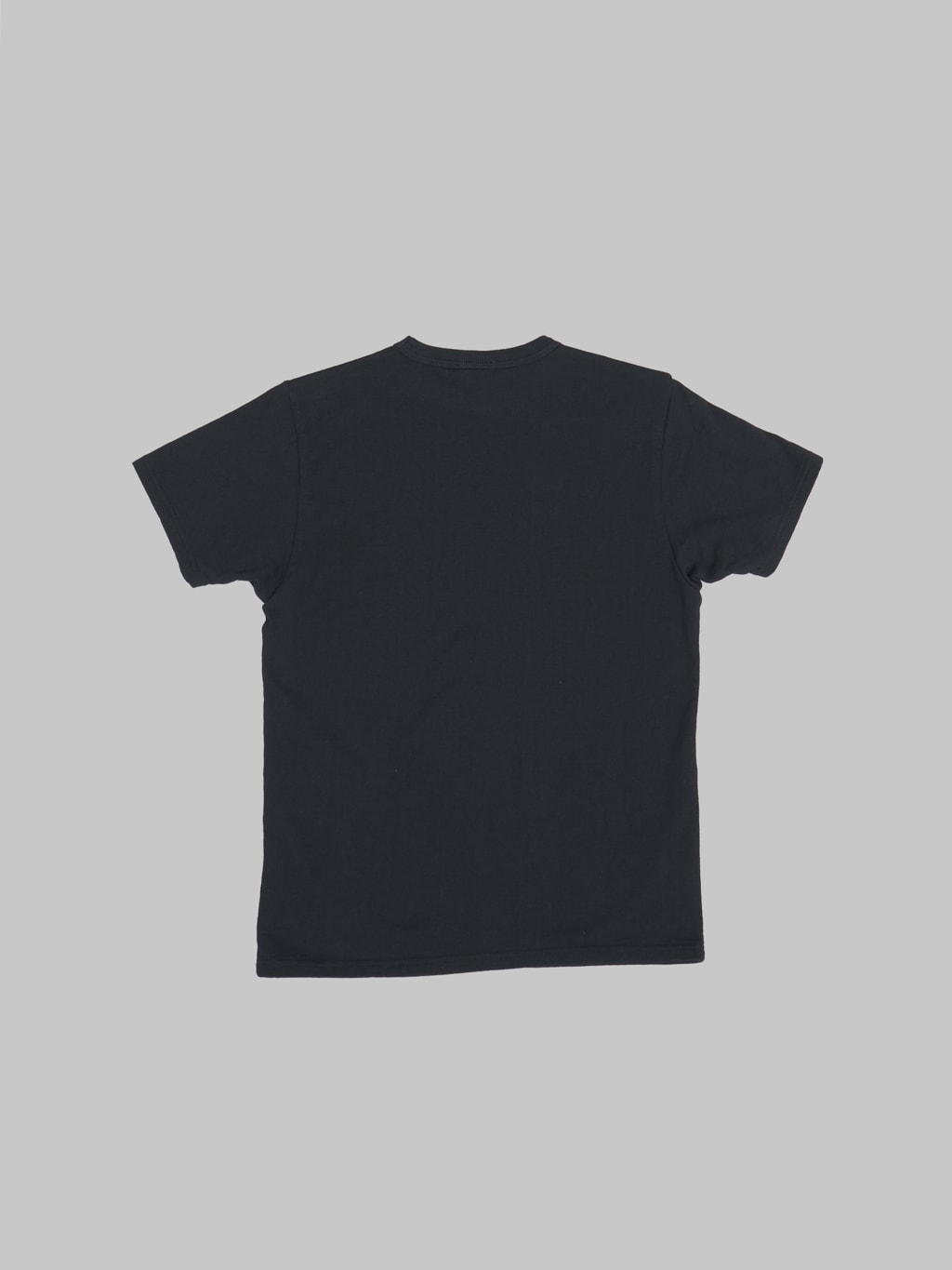 samurai jeans rim inlay loopwheel tshirt black slim back