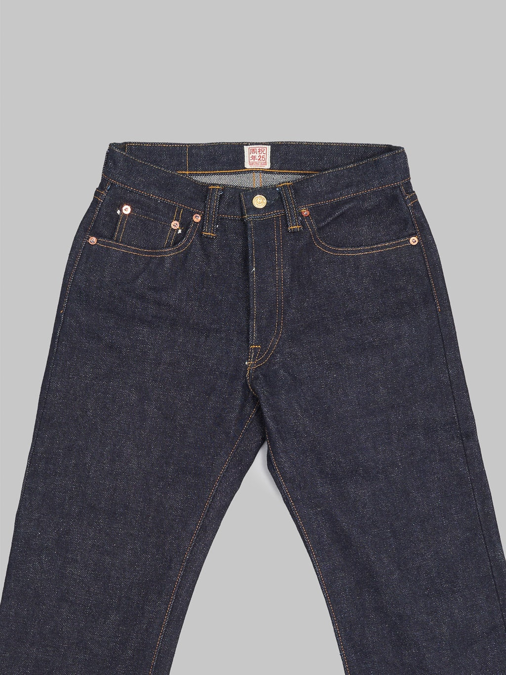samurai jeans s710xx 25oz 25th anniversary selvedge jeans waist