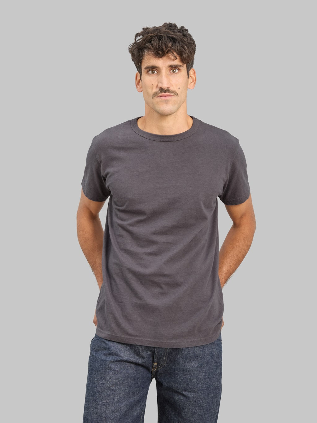 Samurai Jeans SJ2PST-CREW Tubular Charcoal T-Shirt (2 Pack)