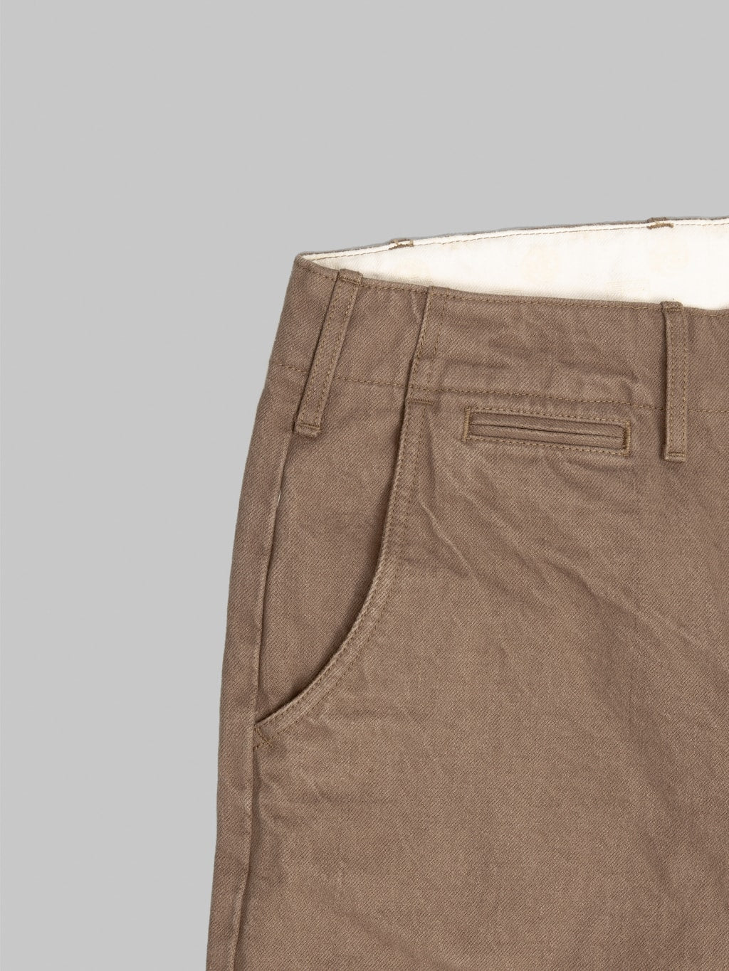 Samurai Jeans SJ42CP 15oz Heavy Chino Slim Straight side pocket