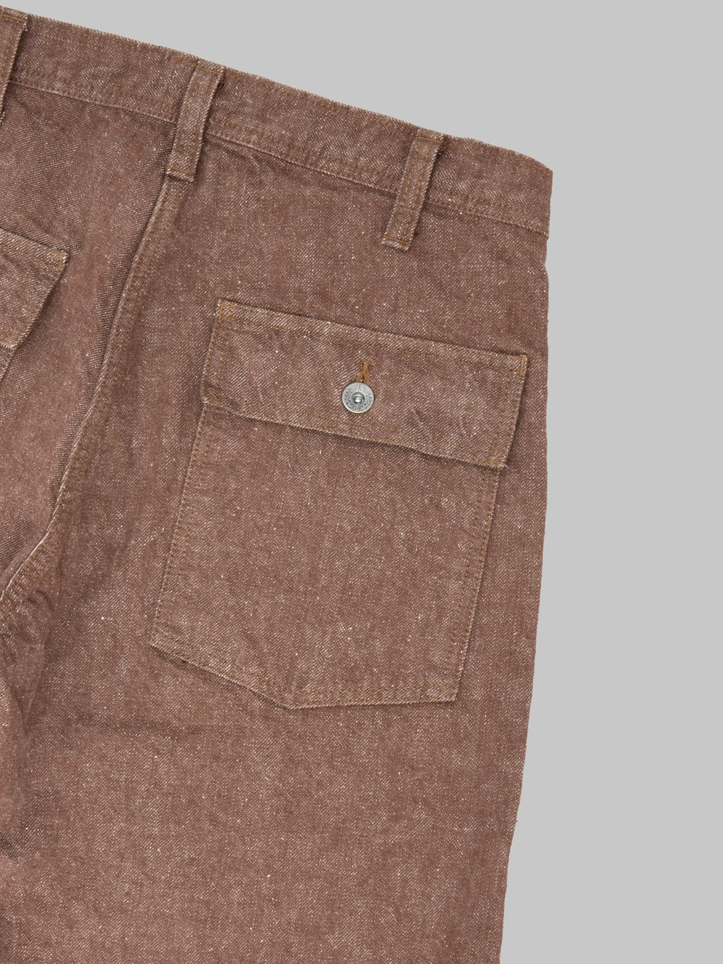 Samurai Jeans SJ52BR 15oz "Kanoko Aimadara" Baker Pants Brown