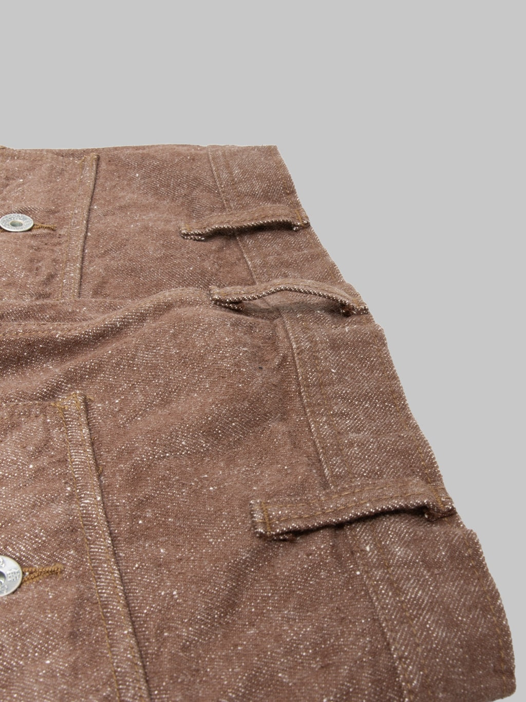 Samurai Jeans SJ52BR 15oz "Kanoko Aimadara" Baker Pants Brown