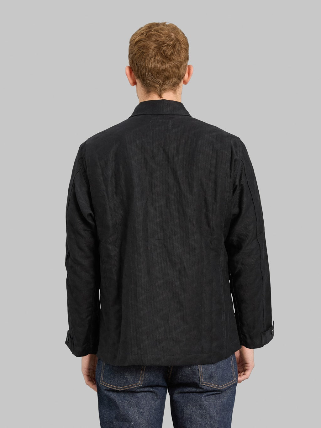 Samurai Jeans SJCJK25-SP Jagged Deck Cloth Jacket Black