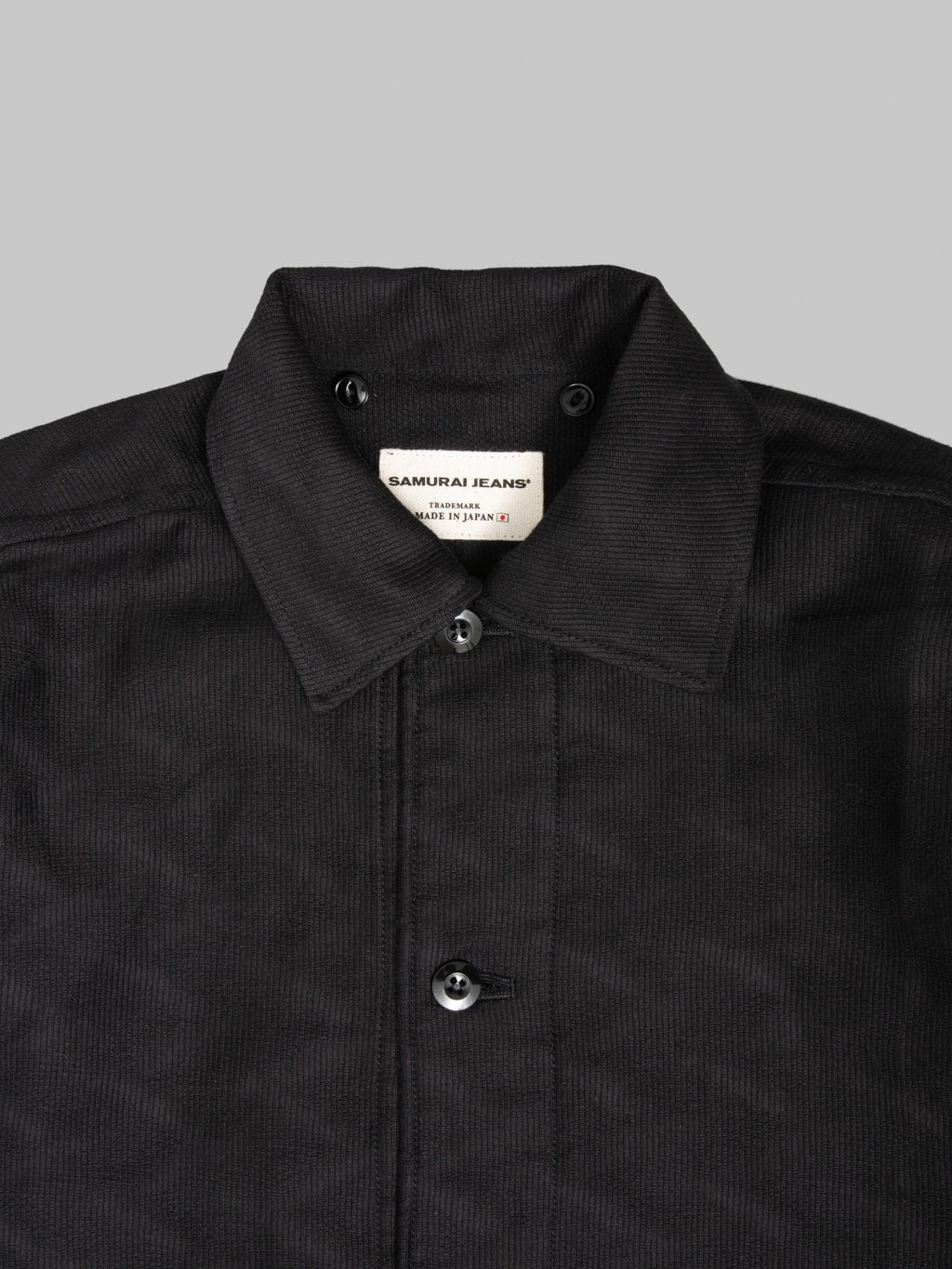 Samurai Jeans SJCJK25-SP Jagged Deck Cloth Jacket Black