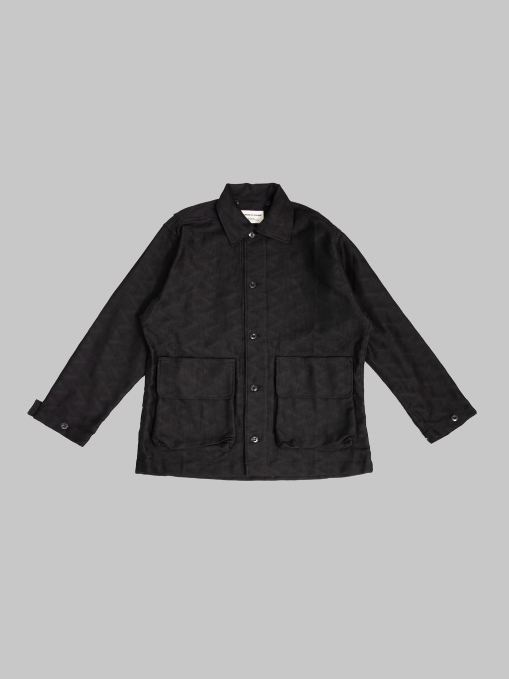 Samurai Jeans SJCJK25-SP Jagged Deck Cloth Jacket Black