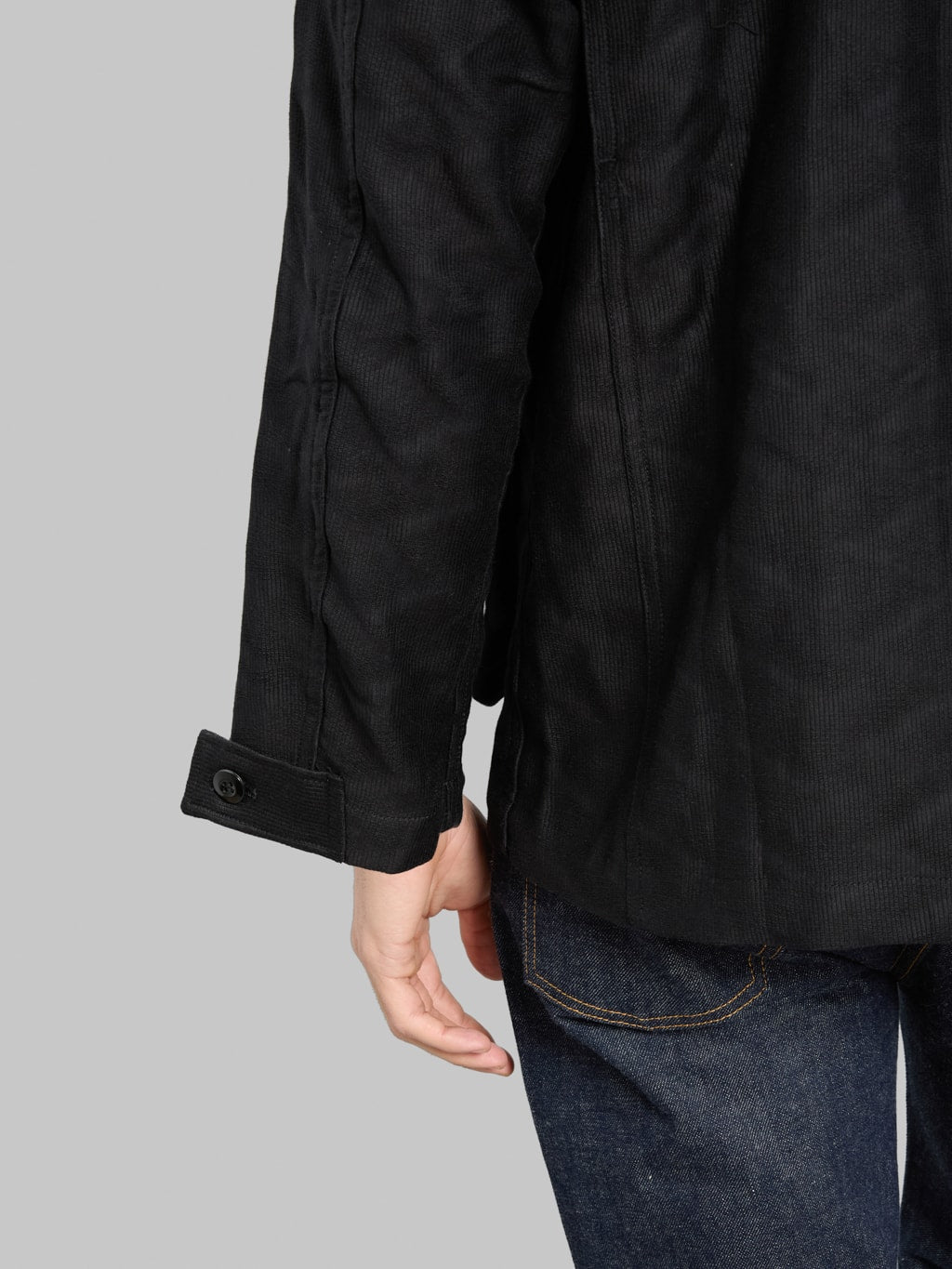 Samurai Jeans SJCJK25-SP Jagged Deck Cloth Jacket Black