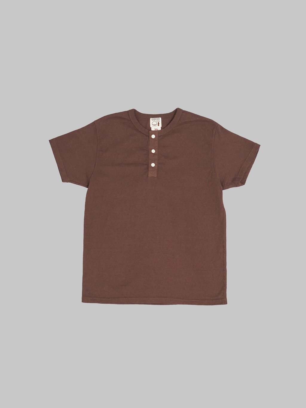 Buy Red Chief Dark Brown Henley Neck Regular Fit T-Shirt for Men at