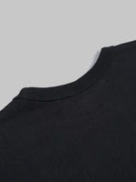 samurai jeans solid plain heavyweight tshirt black back collar