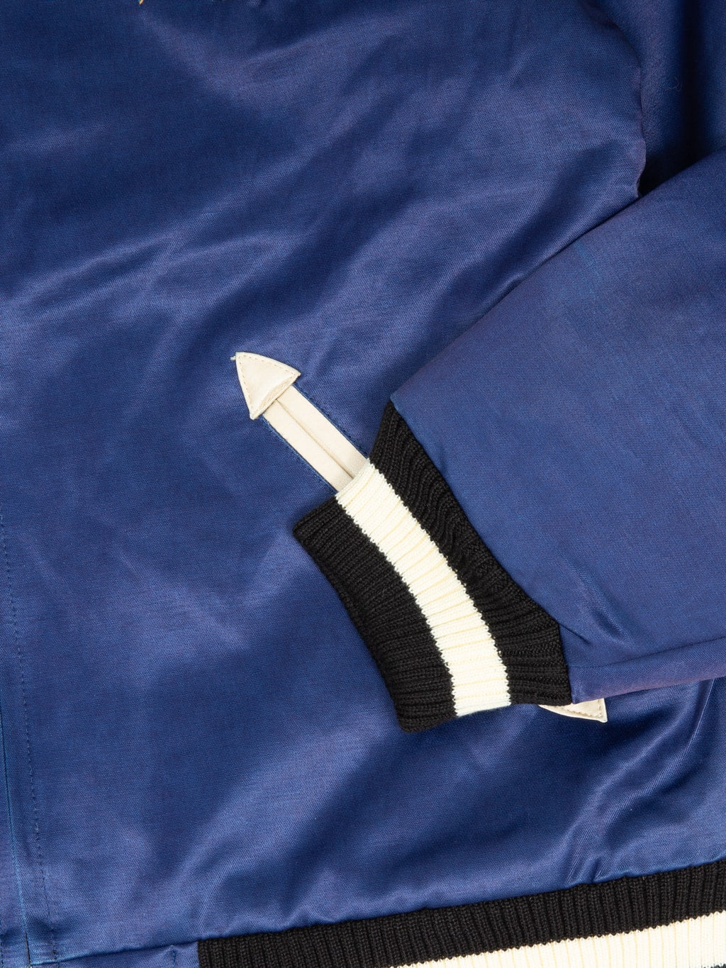 samurai jeans sukajan embroidered satin indigo souvenir jacket rayon cotton