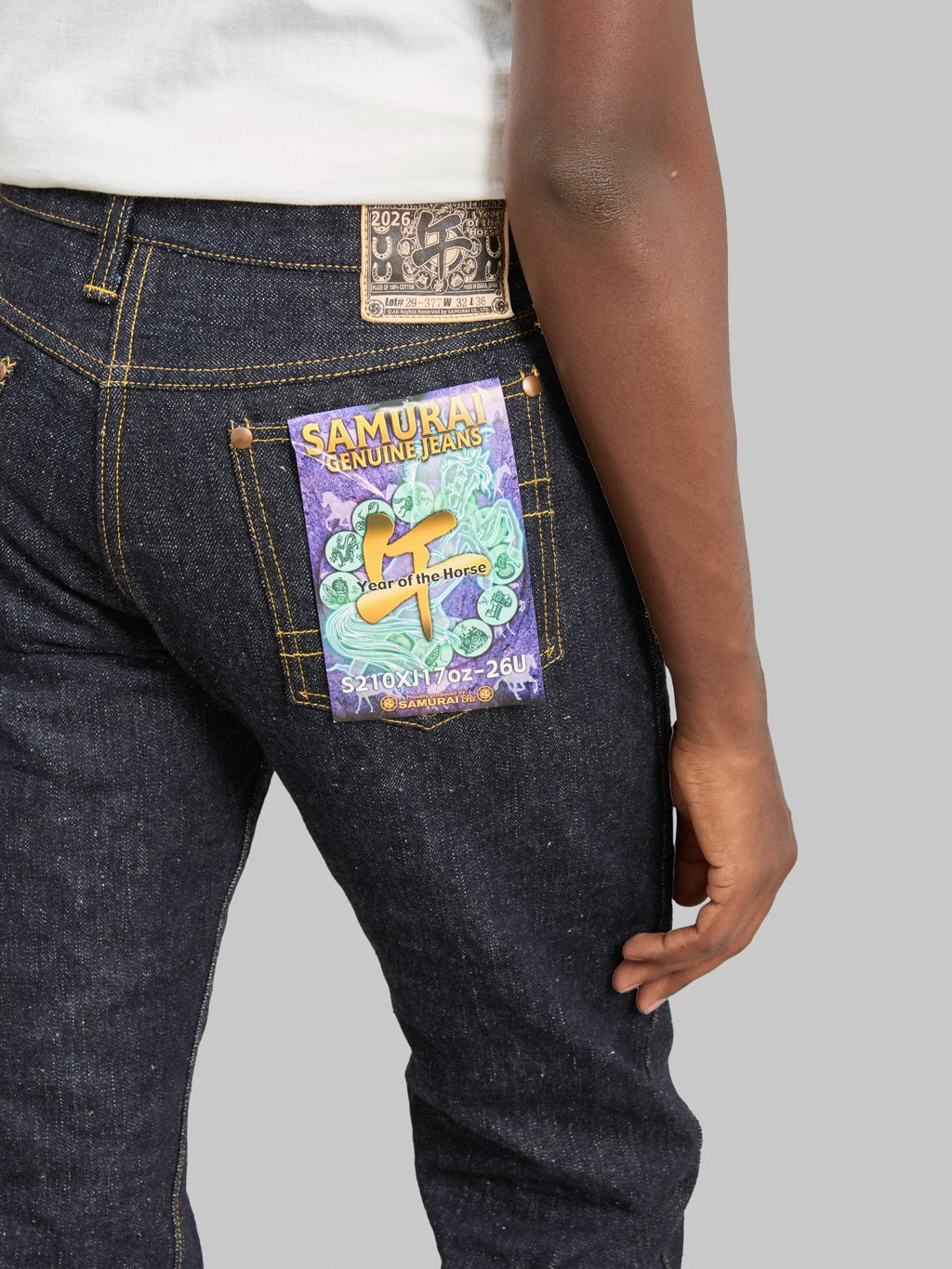 Samurai Jeans S210XJ17oz-26U "Year of the Horse" 17oz Slim Straight Jeans