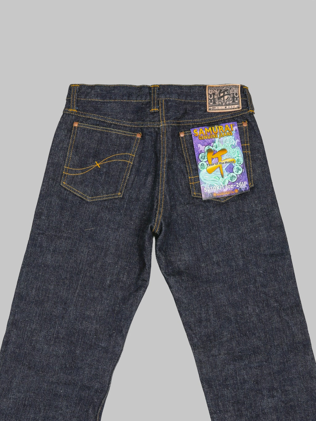 Samurai Jeans S210XJ17oz-26U "Year of the Horse" 17oz Slim Straight Jeans