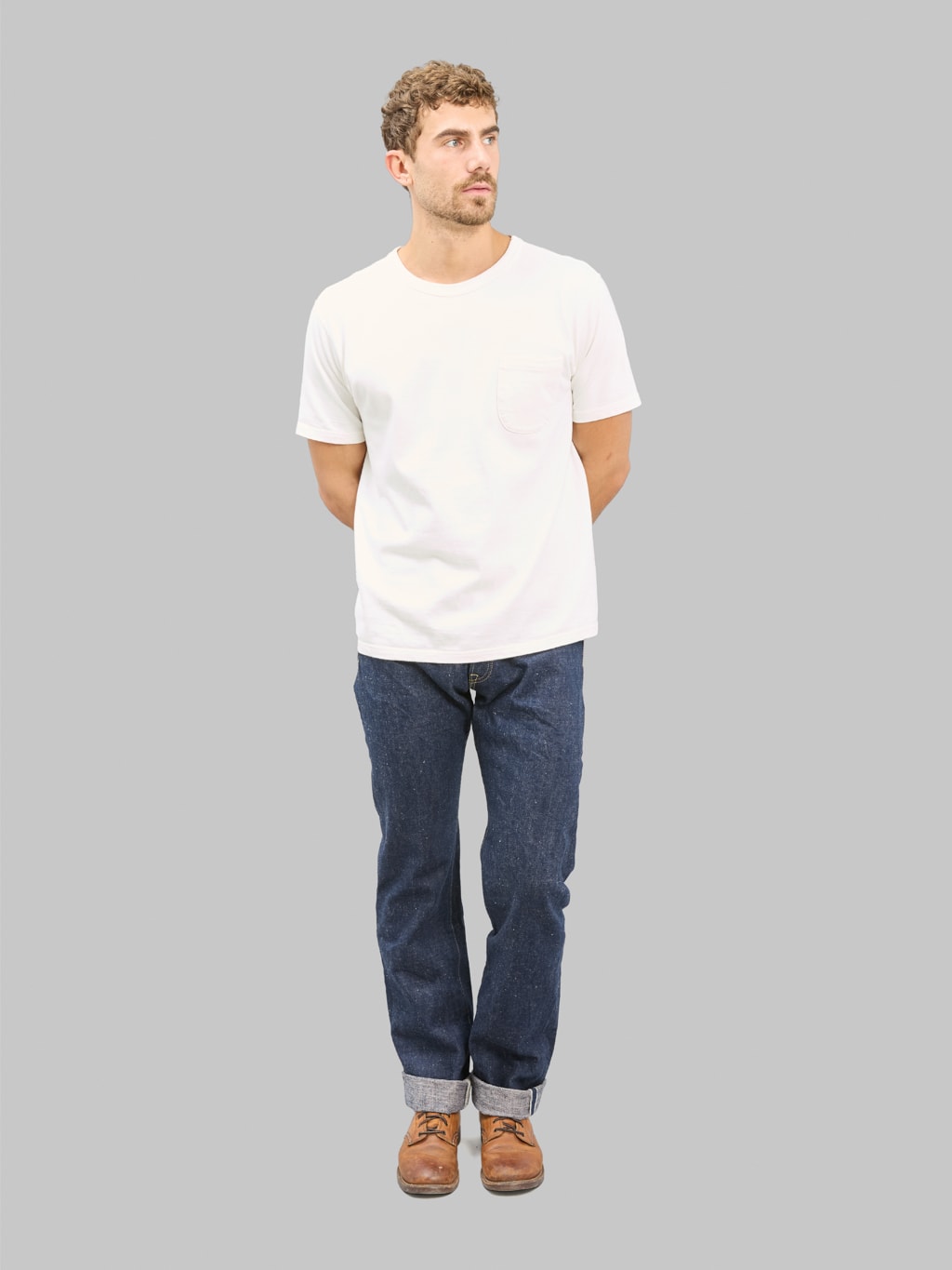 Samurai Jeans S500AX AI Plus Sakura 18oz Regular Straight styled