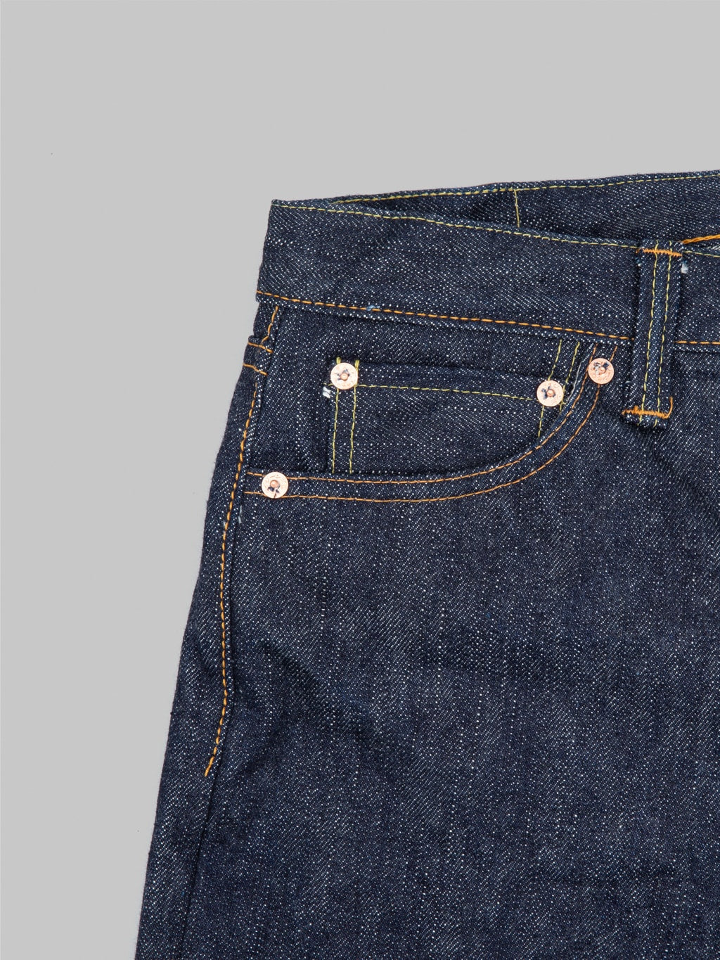 samurai s510xx19oz2 kiwami 19oz regular straight selevdge jeans coin pouch