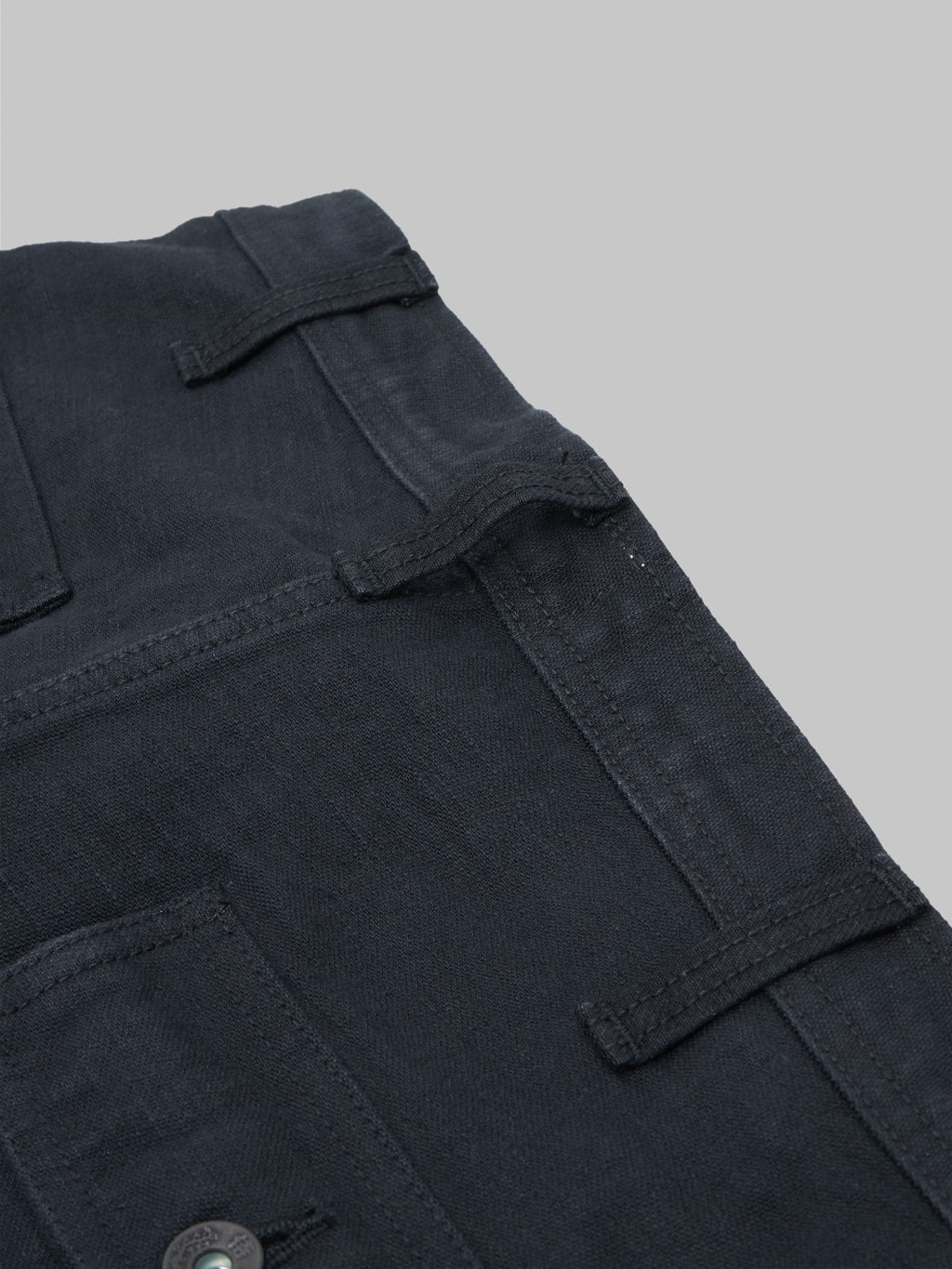 samurai sj52bk black back satin baker pants belt loop