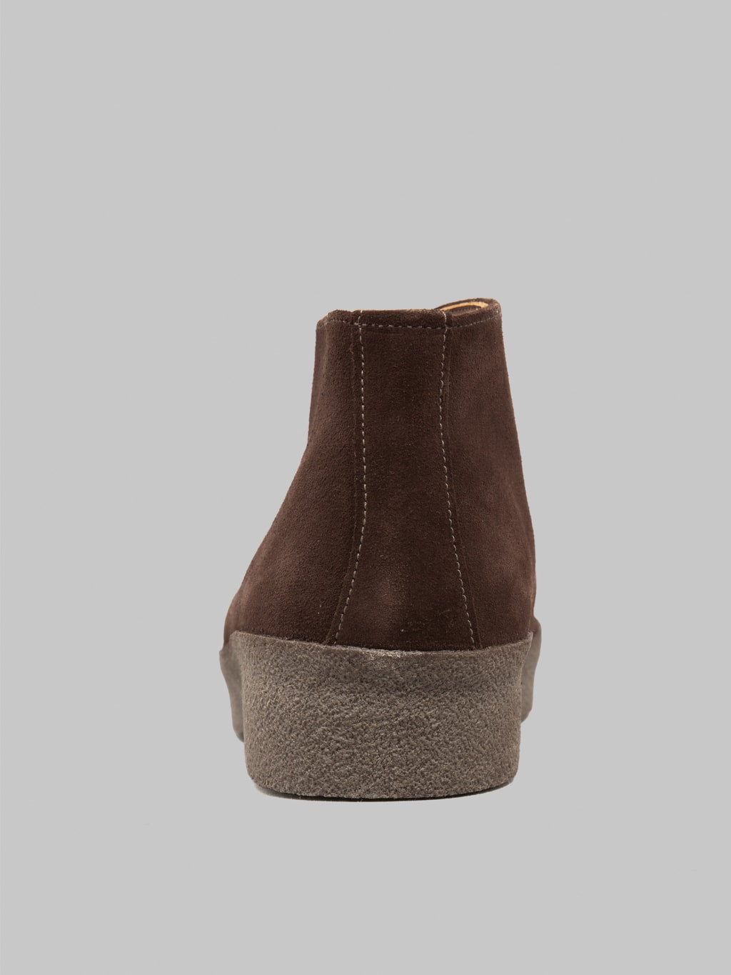 Sanders Japan Brit Chukka Chocolate Brown Suede back