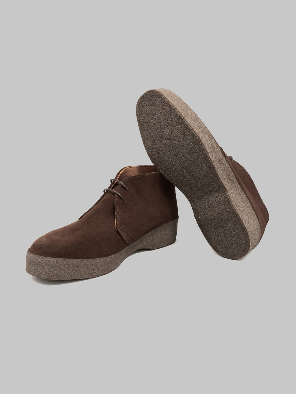 Sanders Japan Brit Chukka Chocolate Brown Suede sole