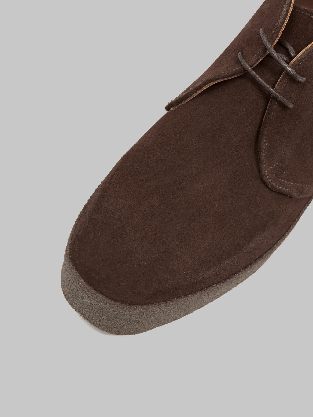 Sanders Japan Brit Chukka Chocolate Brown Suede toe