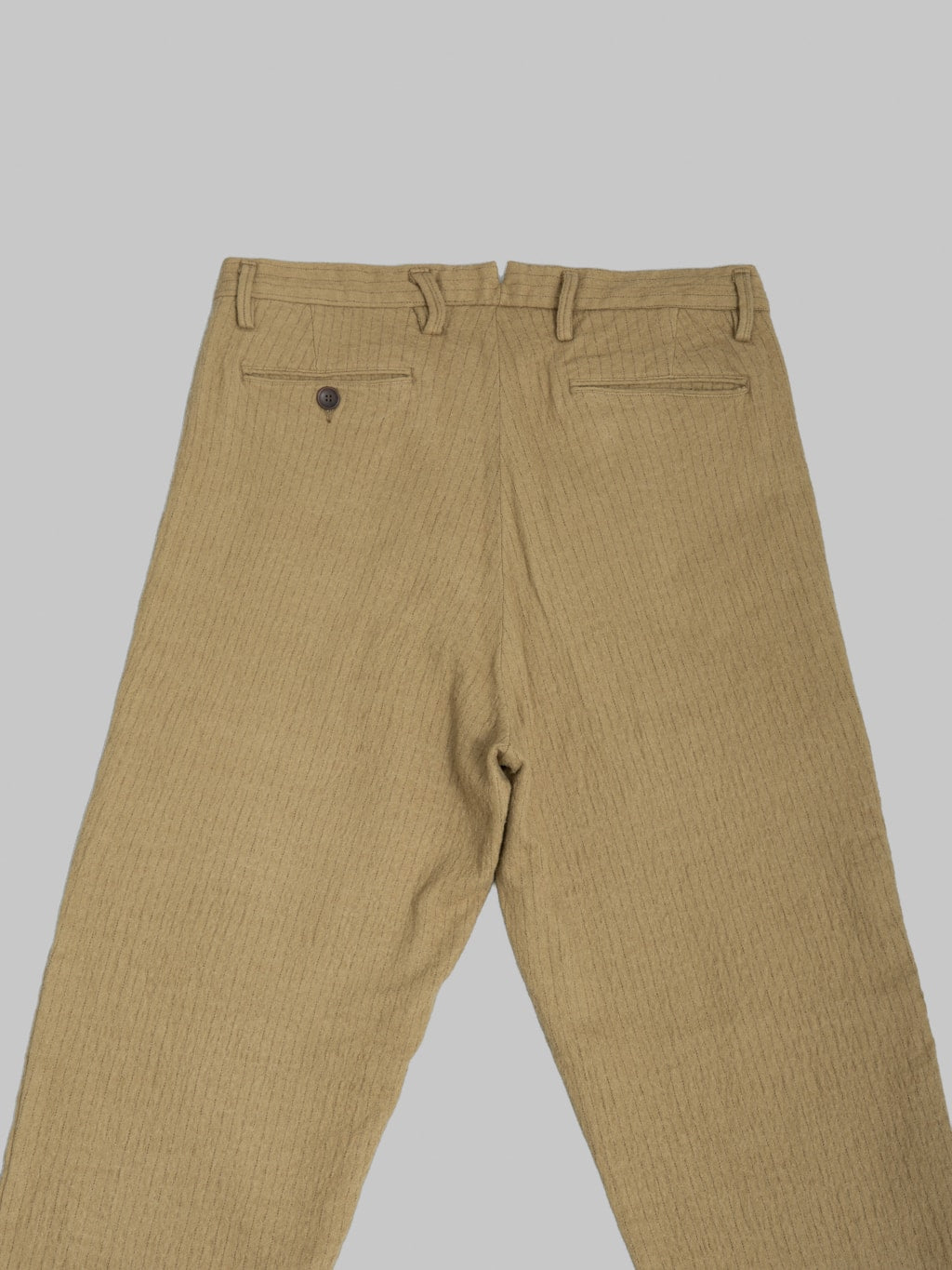 Seuvas C/W Tapered 2-Tuck Trousers Khaki
