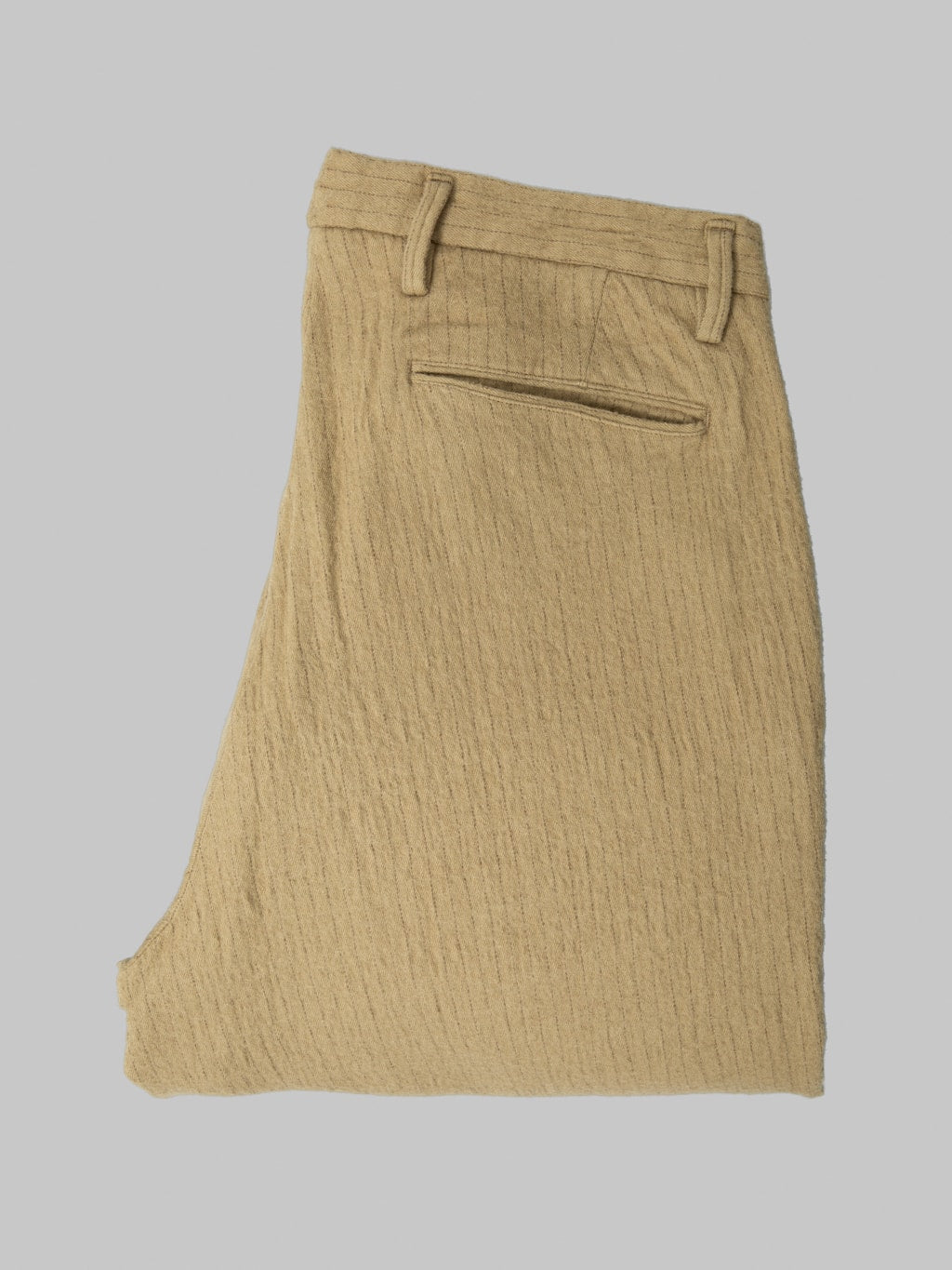 Seuvas C/W Tapered 2-Tuck Trousers Khaki
