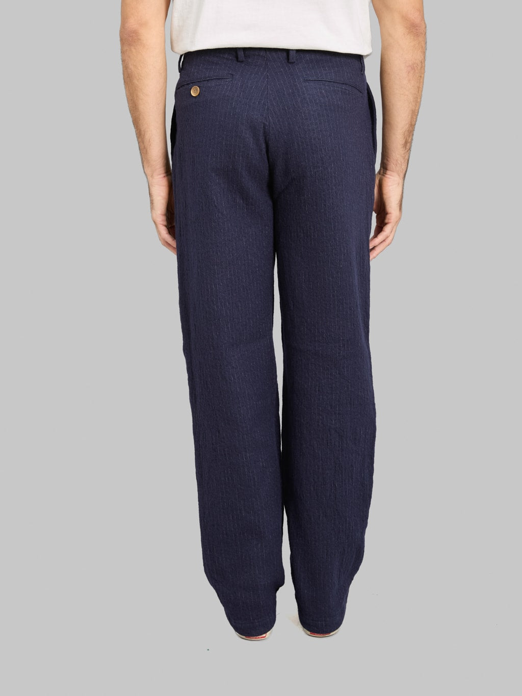 Seuvas C/W Tapered 2-Tuck Trousers Navy