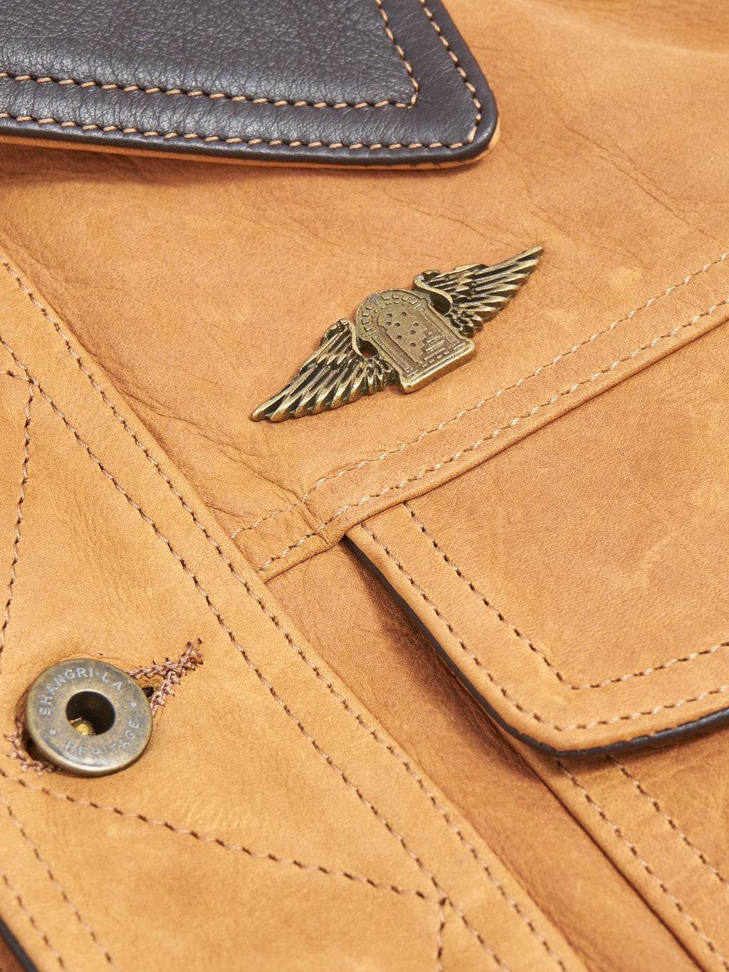shangri la heritage terracota western jacket 1960 style