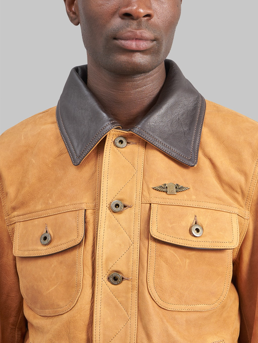 shangri la heritage terracota western jacket chest