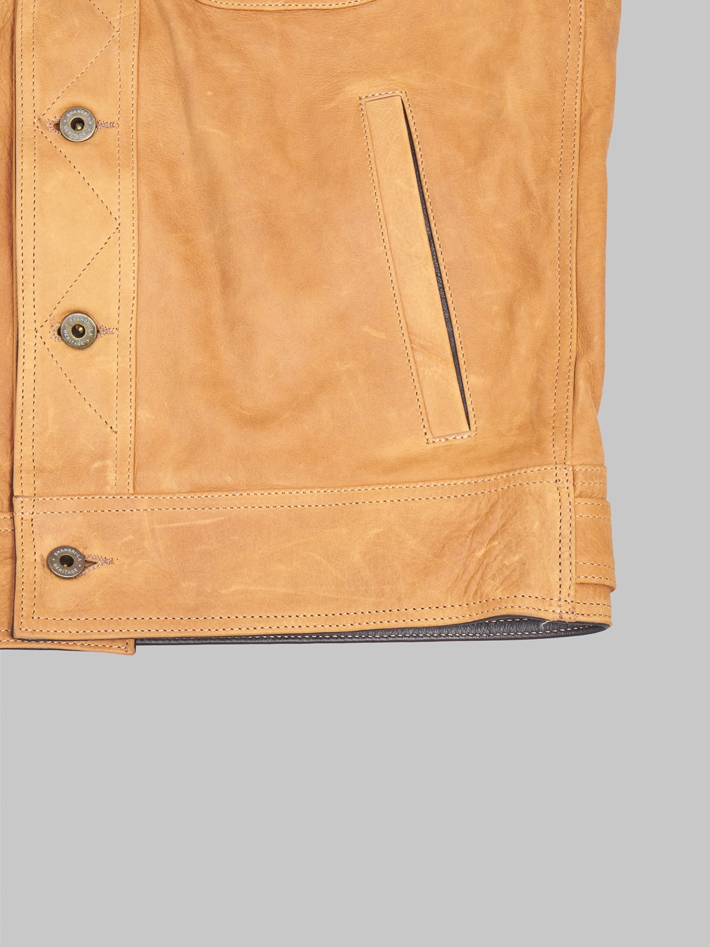 shangri la heritage terracota western jacket side pocket
