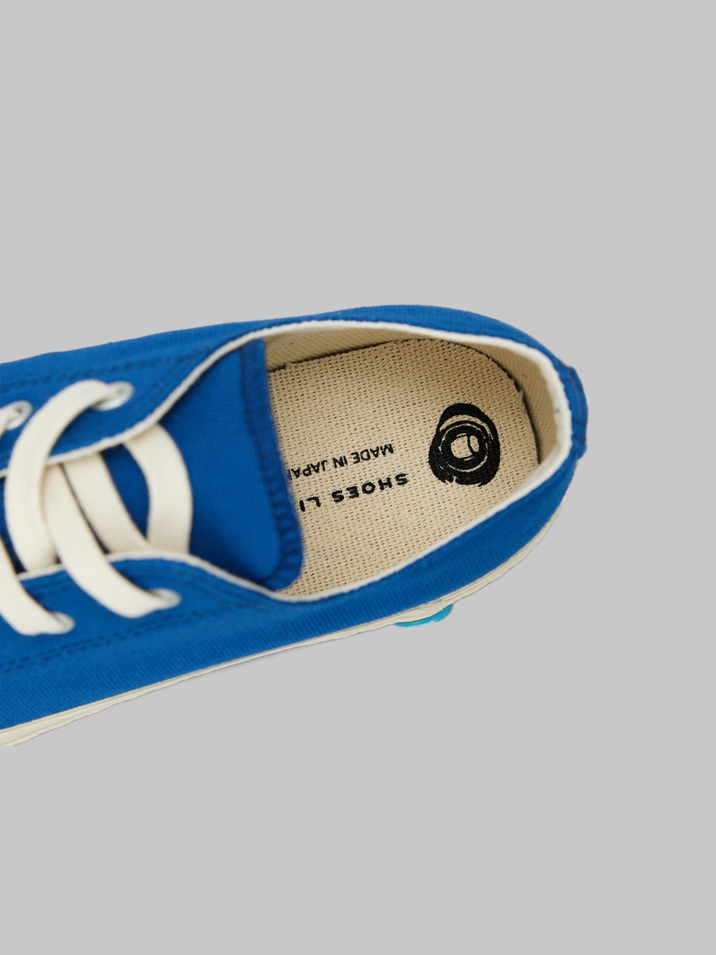 Shoes like pottery low sneaker indigo insole fabric