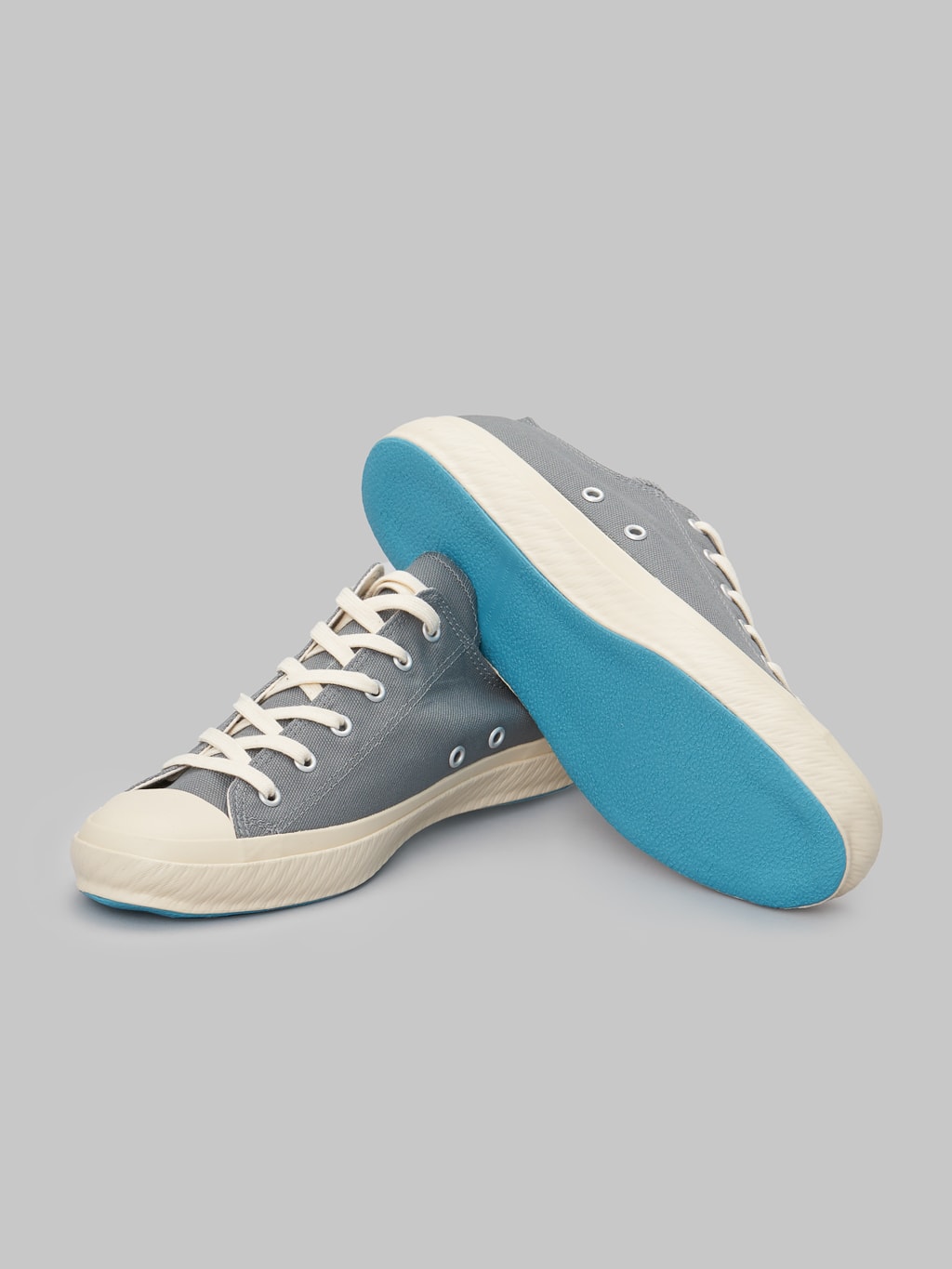 Shoes like pottery low grey sneakers vulcanized soles