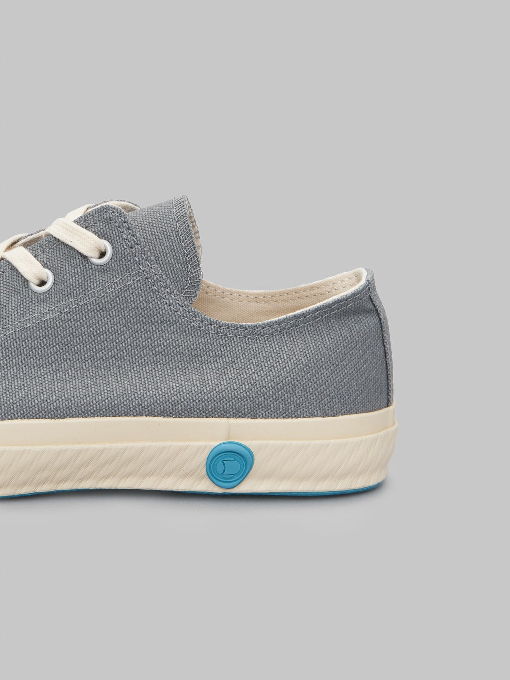 Shoes like pottery low grey sneakers brand logo stamped