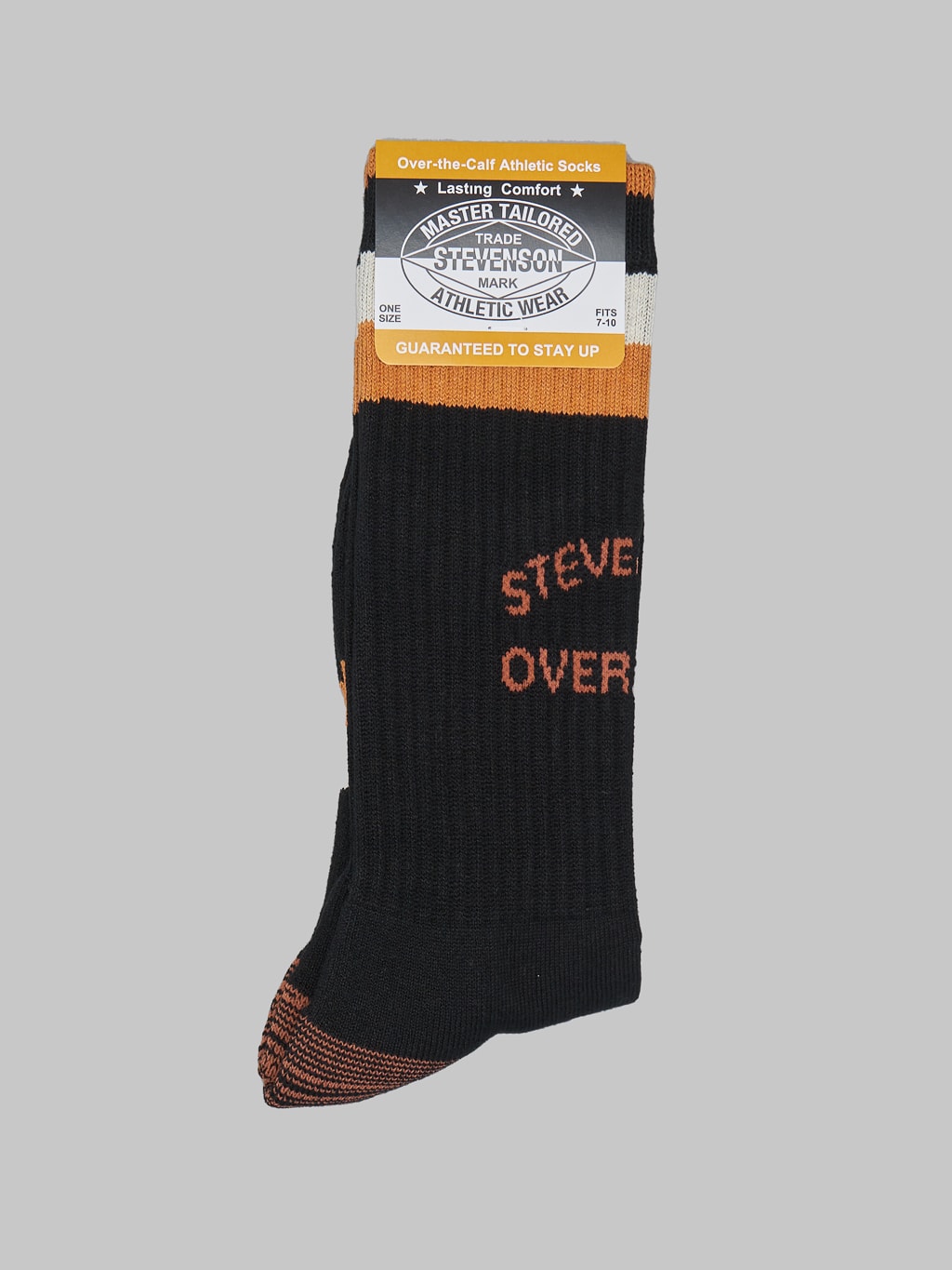 Stevenson Overall Athletic Socks black comfortable cotton