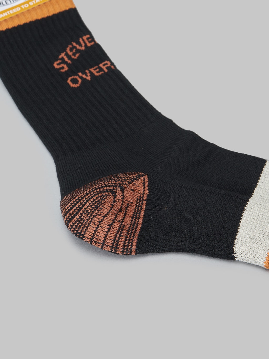 Stevenson Overall Athletic Socks black heel detail