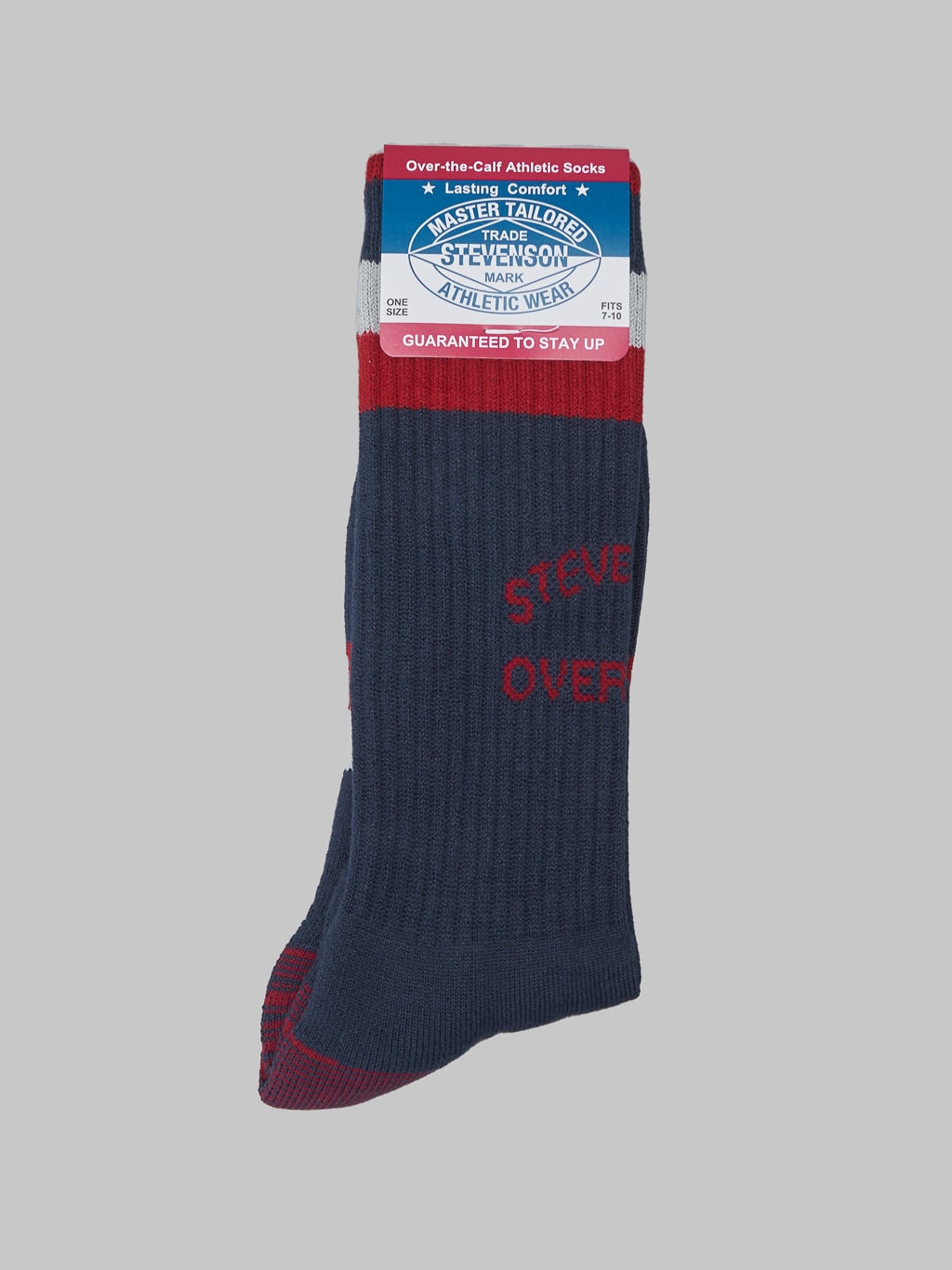 Stevenson Overall Athletic Socks navy comfortable cotton