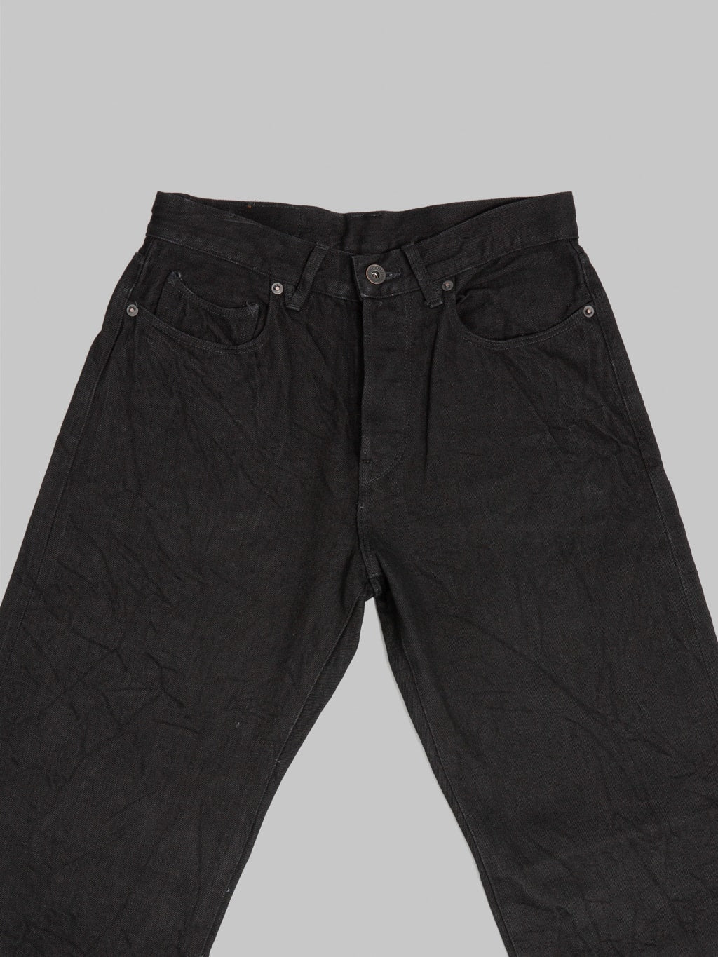 Stevenson Overall Co. Encinitas 150 12oz Solid Black Regular Straight Jeans