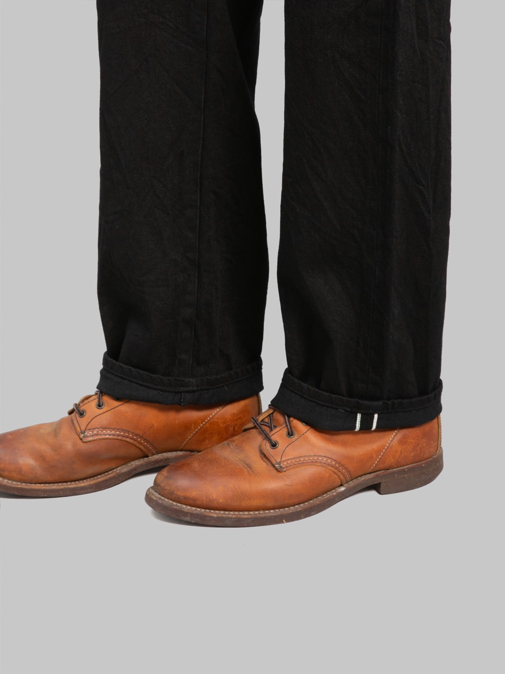 Stevenson Overall Co. Encinitas 150 12oz Solid Black Regular Straight Jeans