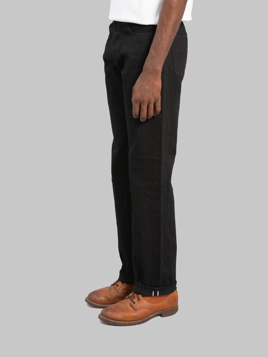 Stevenson Overall Co. Encinitas 150 12oz Solid Black Regular Straight Jeans