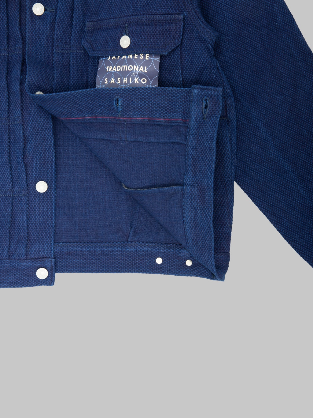 Studio D'Artisan 4619 14oz Sashiko Denim Type II Jacket